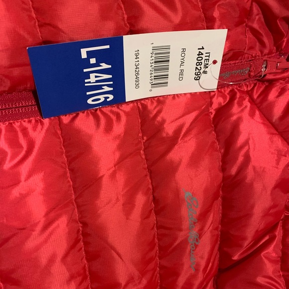 Youth large Eddie Bauer reversible puff jacket - Picture 2 of 4